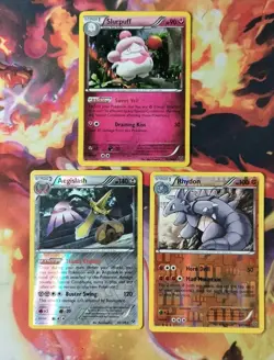 XY Base Set 2014 Holo/Reverse Holo Rares MP Pokemon Card Lot - Image 1