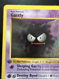 Pokemon TCG Gastly 1st Edition Shadowless Card Base Set 50/102 - Image 2