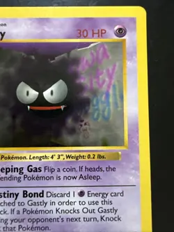 Pokemon TCG Gastly 1st Edition Shadowless Card Base Set 50/102 - Image 3