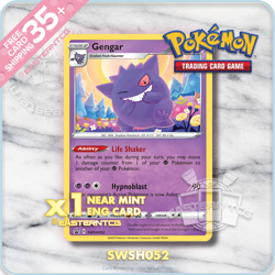 SINGLES Gengar SWSH052 – SWSH Promos – Pokemon Cards TCG – NM - Image 1