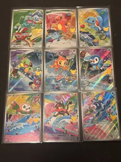Pokemon 30th Anniversary Promo Set 037-045 Complete 9 Cards Pikachu NM - Image 1
