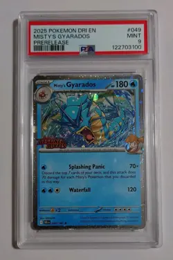 Misty’s Gyarados 049/182 PreRelease Stamp Destined Rivals Pokemon TCG NM SKU4 - Image 1