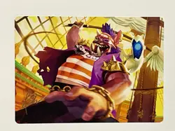 Bebop, Skull & Crossbones Art Card (Gold-Stamped Signature) 42/54 MTG TMNT NM - Image 1