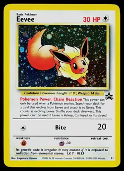 Pokemon Card - Eevee Wizards Black Star Promos 11 Holo Promo - Image 1
