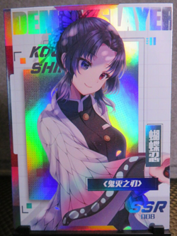 Shinobu Kocho Demon Slayer SSR Rare Holo Card Goddess Story Doujin NM CCG Anime - Image 3