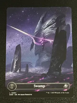 MTG Edge of Eternities Swamp Borderless 0264 NM - Image 1