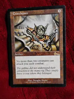 Magic: The Gathering Crawlspace Artifact 1999 Regular Douglas Shuler - Image 1