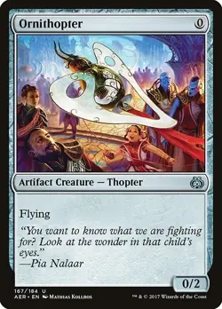 Ornithopter *PLAYSET* 4x MtG Aether Revolt SP/NM - Image 1
