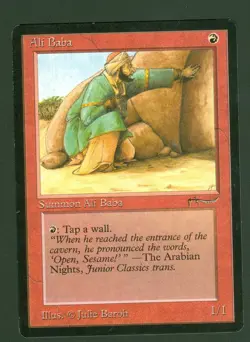 ALI BABA Arabian Nights uncommon Magic the Gathering Unplayed Near MInt - Image 1