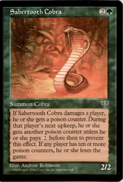 Sabertooth Cobra Mirage MIR Normal NM - Image 1