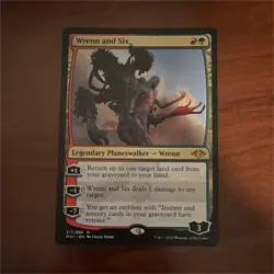 Wizards Wrenn and Six Mythic Planeswalker Modern Horizons Red Green Regular - Image 1