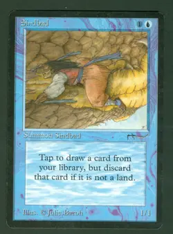 SINDBAD Arabian Nights common Magic the Gathering Unplayed Near MInt - Image 1