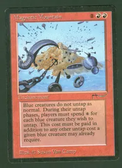MAGNETIC MOUNTAIN Arabian Nights common Magic the Gathering Unplayed NM - Image 1