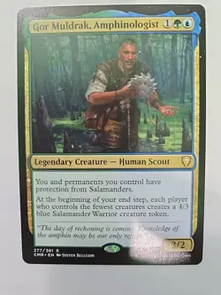 MTG Gor Muldrak, Amphinologist Commander Legends 277 Regular Rare - Image 2