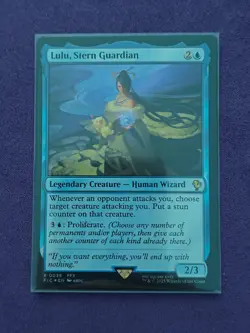 MTG Lulu, Stern Guardian (Surge Foil ) Commander Final Fantasy 38 NM FIC - Image 1
