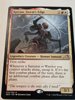 MTG Raiyuu, Storm's Edge Kamigawa: Neon Dynasty 232/302 Regular Rare - Image 2