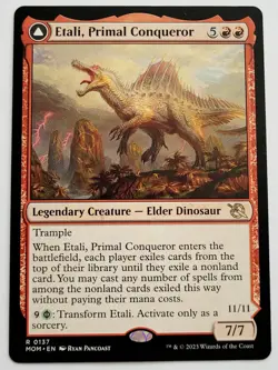 MTG Etali, Primal Conqueror / Etali, Primal Sickness [March of the Machine] NM - Image 1