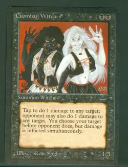 CUOMBAJJ WITCHES Arabian Nights common Magic the Gathering Unplayed Near Mint - Image 1