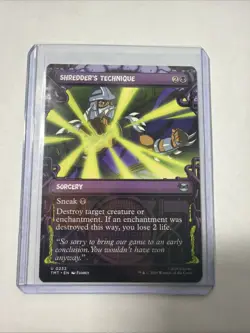 Shredder's Technique (Showcase) Teenage Mutant Ninja Turtles - MTG - 0232 - Image 1
