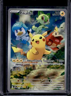 2023 Pokemon SV Black Star Promos Pikachu #027 - Image 1
