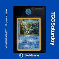1999 POKEMON FOSSIL 1ST EDITION #40/62 OMASTAR - Image 1