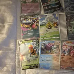 Pokemon TCG Mixed Card Lot Poliwrath Unown V Abra Victini V 20 Cards Holo - Image 2