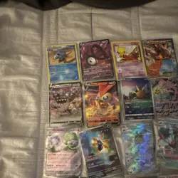 Pokemon TCG Mixed Card Lot Poliwrath Unown V Abra Victini V 20 Cards Holo - Image 5