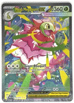 Pokemon TCG Mega Meganium ex #272/217 SIR Ascended Heroes NM! - Image 1