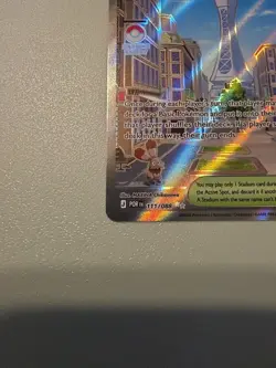 Pokemon TCG Lumiose City Stadium Trainer Card 111/088 Perfect Order - Image 3