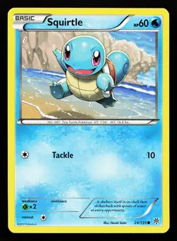 Squirtle 24/135 Common Plasma Storm Pokemon Card - Image 1