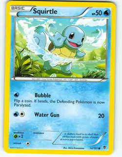 Squirtle - 14/101 Plasma Blast - Pokemon TCG - 2013 - Image 1