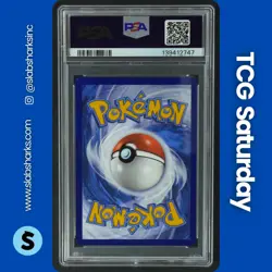 2025 POKEMON SV BS PROMO DESTINED RIVALS ETB #203 TEAM ROCKET'S WOBBUFFET PSA 8 - Image 2