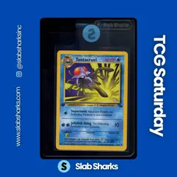 1999 POKEMON FOSSIL 1ST EDITION #44/62 TENTACRUEL - Image 1