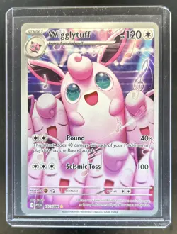 2025 Pokemon Phantasmal Flames Wigglytuff Illustration Rare #105/094 - Image 1