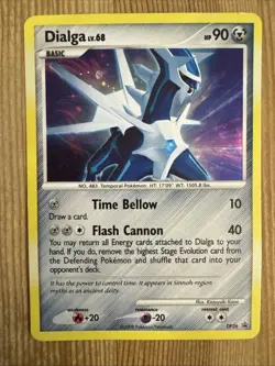 Pokemon TCG Dialga DP Black Star Promotional DP26 Holo Promo HP - Image 1