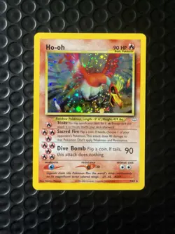 POKEMON HO-OH NEO REVELATION #250 7/64 Holo Rare WOTC 1995/2000 - Image 1