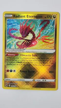 Radiant Eternatus 105/159 - Crown Zenith - Holo - Pokemon TCG - Image 1