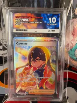 Pokemon - Carmine - 217/167 - Twilight Masquerade - Ace Grading - Gem Mint 10 - Image 1
