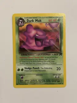 Pokemon Dark Muk Team Rocket 41/82 Rare Regular 60 HP English Unlimited - Image 1