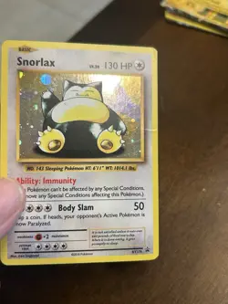 HP Snorlax XY179 XY Evolutions Holo Black Star Promo Card 2016 Pokemon - Image 2