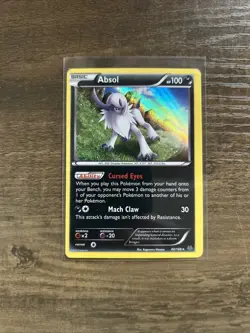 Absol 40/108 Holo Rare Pokemon TCG Roaring Skies 2015 Nm - Image 1