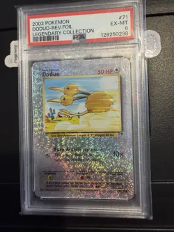 Pokemon Doduo Reverse Holo Legendary Collection 71/110 2002 PSA 6 - Image 1