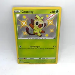 Grookey SV004/SV122 Shiny Rare Shining Fates Shiny Vault Pokemon Near Mint - Image 1