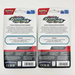 Pokemon Journey Together Blister Pack Lot (2) Scraggy Yanma Promos Sealed Cosmos - Image 2