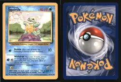 Squirtle 63/102 Common Base Set Unlimited Pokemon Lightly Played - Image 3