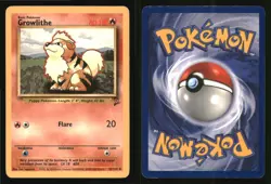 Growlithe 42/130 Uncommon Base Set 2 Pokemon Lightly Played - Image 3