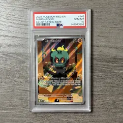 2025 Mega Evoluation Marshadow Illustration Rare PSA 10 - Pokemon #146 - Image 1
