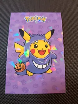 Pikachu Gengar Costume - Cracked Ice Holo - Electric Pikachu Database - Pokemon - Image 1