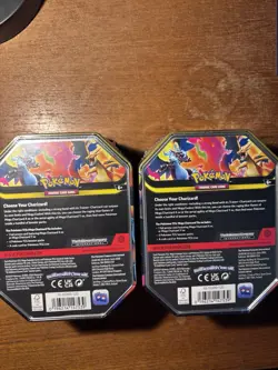 Pokemon TCG Mega Charizard X & Y EX Tins Brand New Factory Sealed LOT OF TWO (2) - Image 3