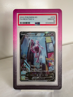 Mewtwo V (Alternate Full Art) 072/078 Pokemon GO Holo - Image 1
